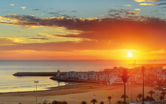 Marokko Agadir Sonnenuntergang