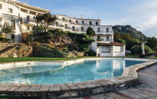 Italien Sardinien Muntagna Hotelblick