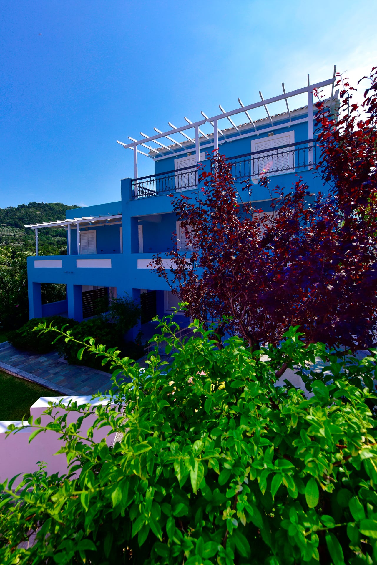 Griechenland Samos Hotel Arion Außenbereich