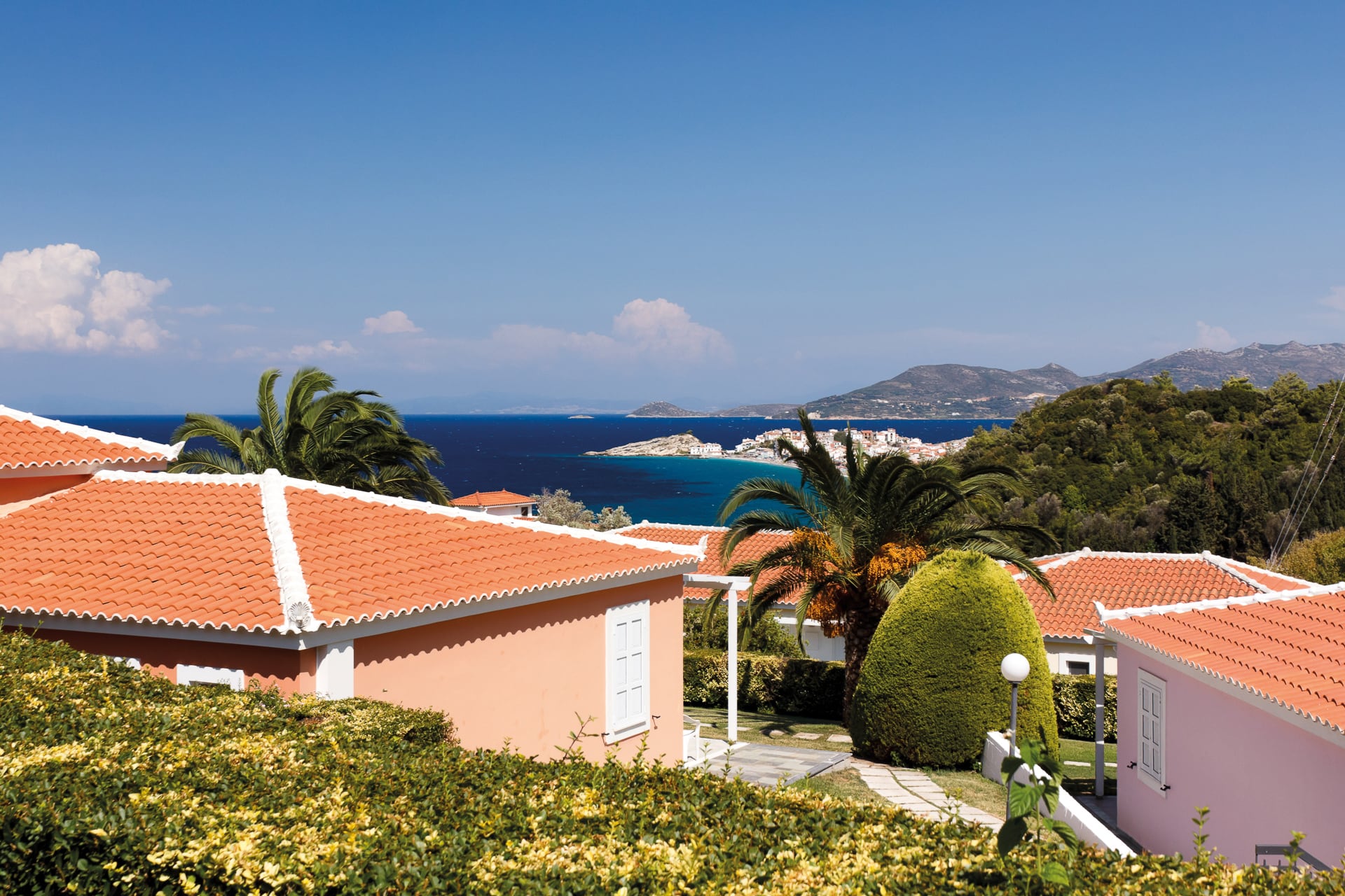 Griechenland Samos Hotel Arion Aussicht