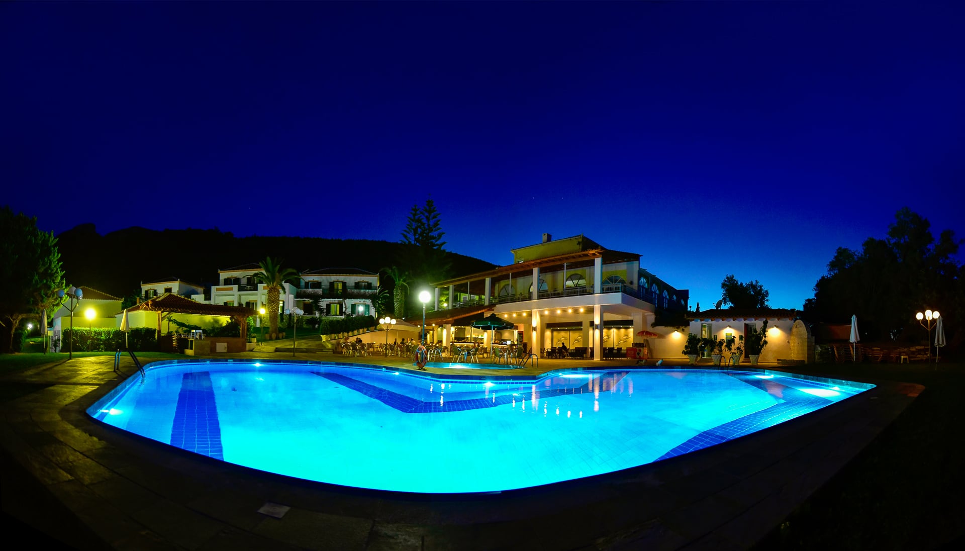 Griechenland Samos Hotel Arion Poolbereich