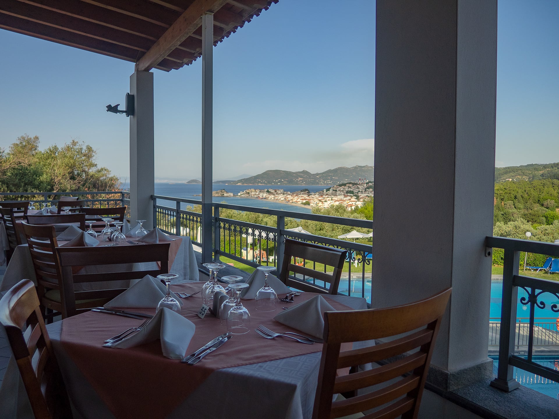 Griechenland Samos Hotel Arion Restaurant