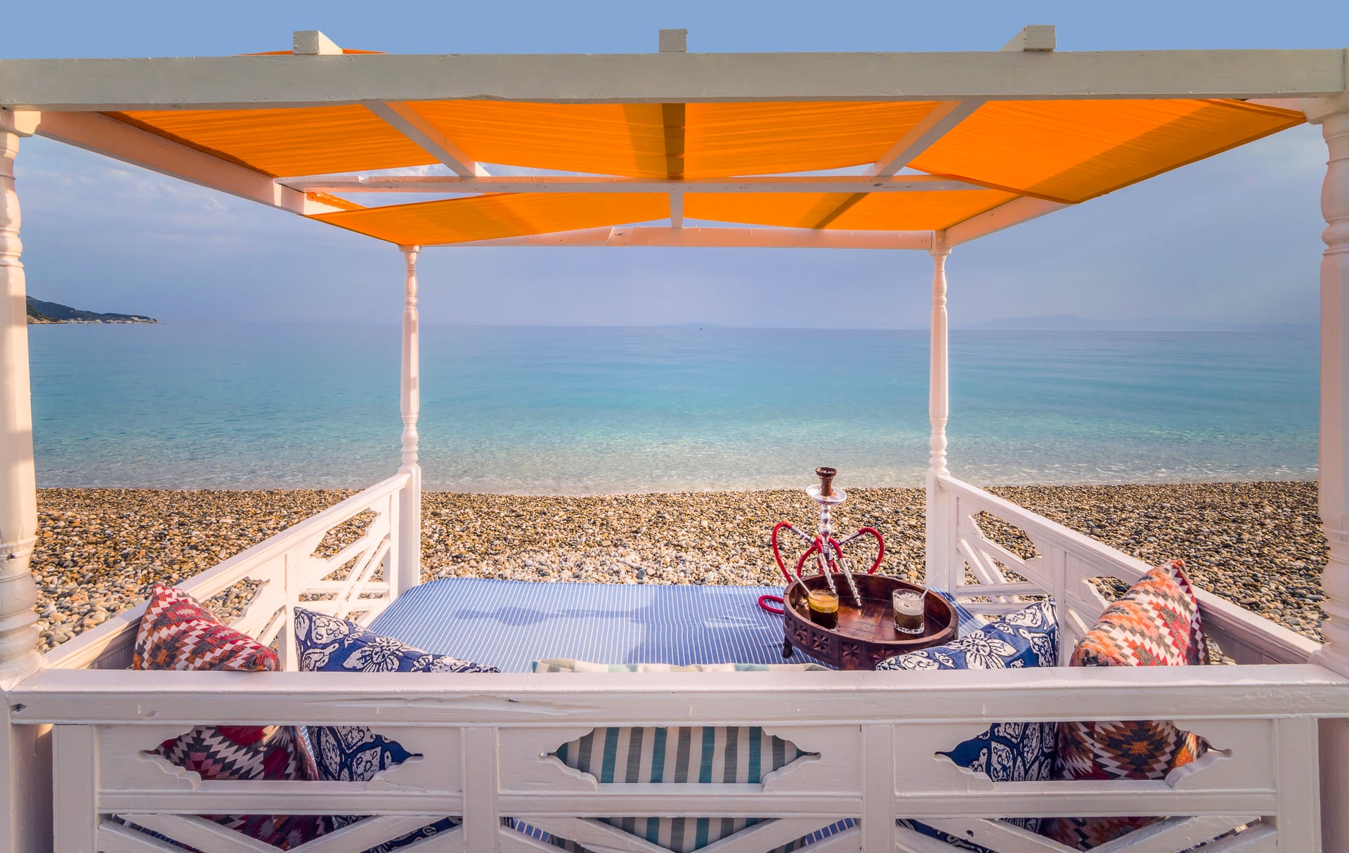 Griechenland Samos Kokkari Beach Hotel Cabbana