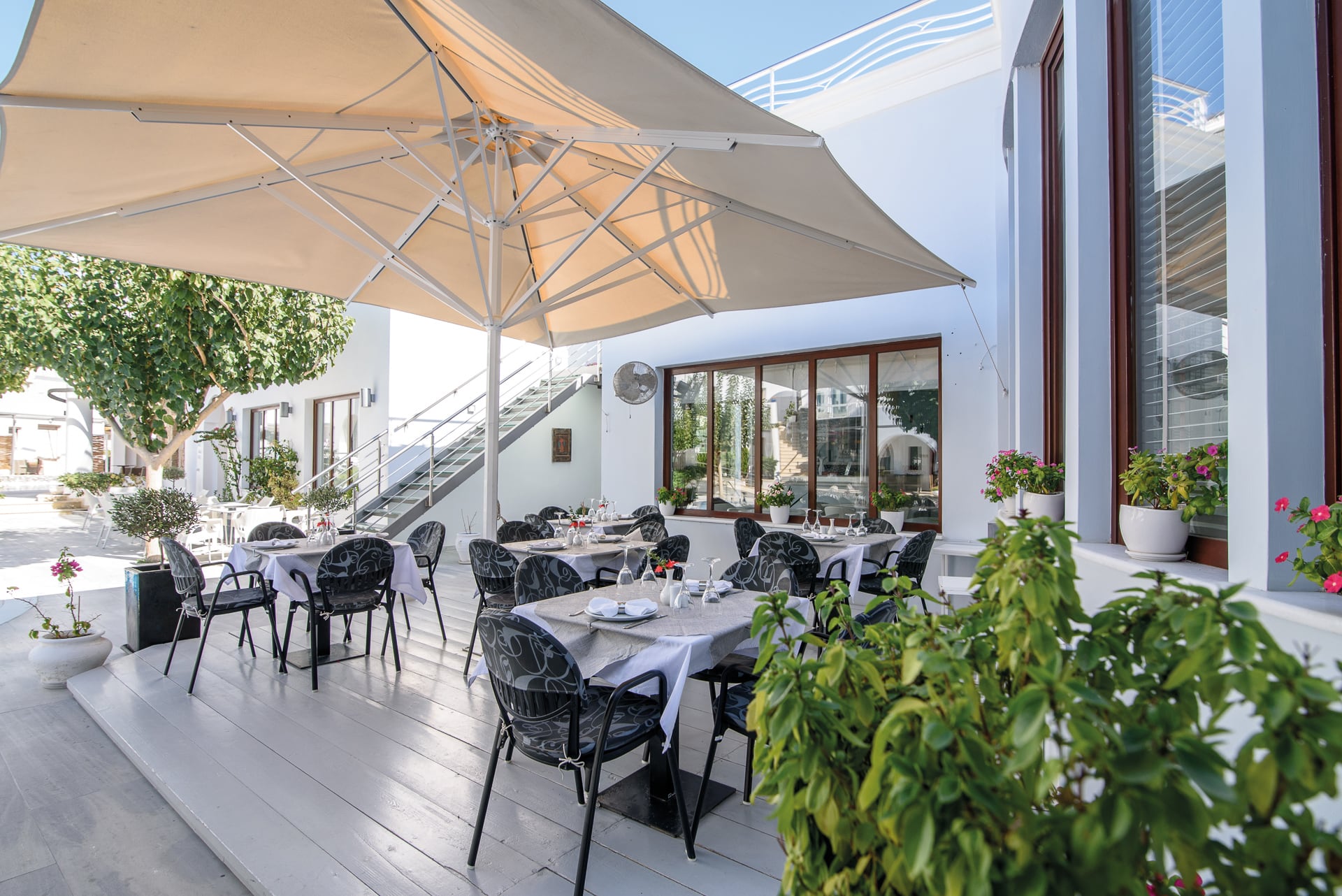 Griechenland Santorin Hotel La Mer Restaurant