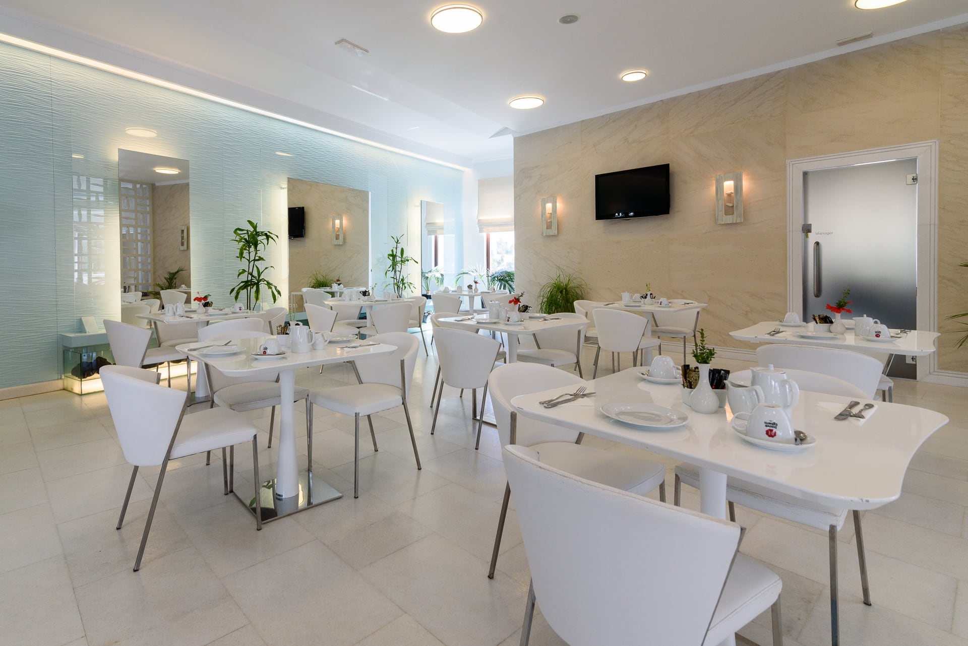 Griechenland Santorin Hotel La Mer Restaurant