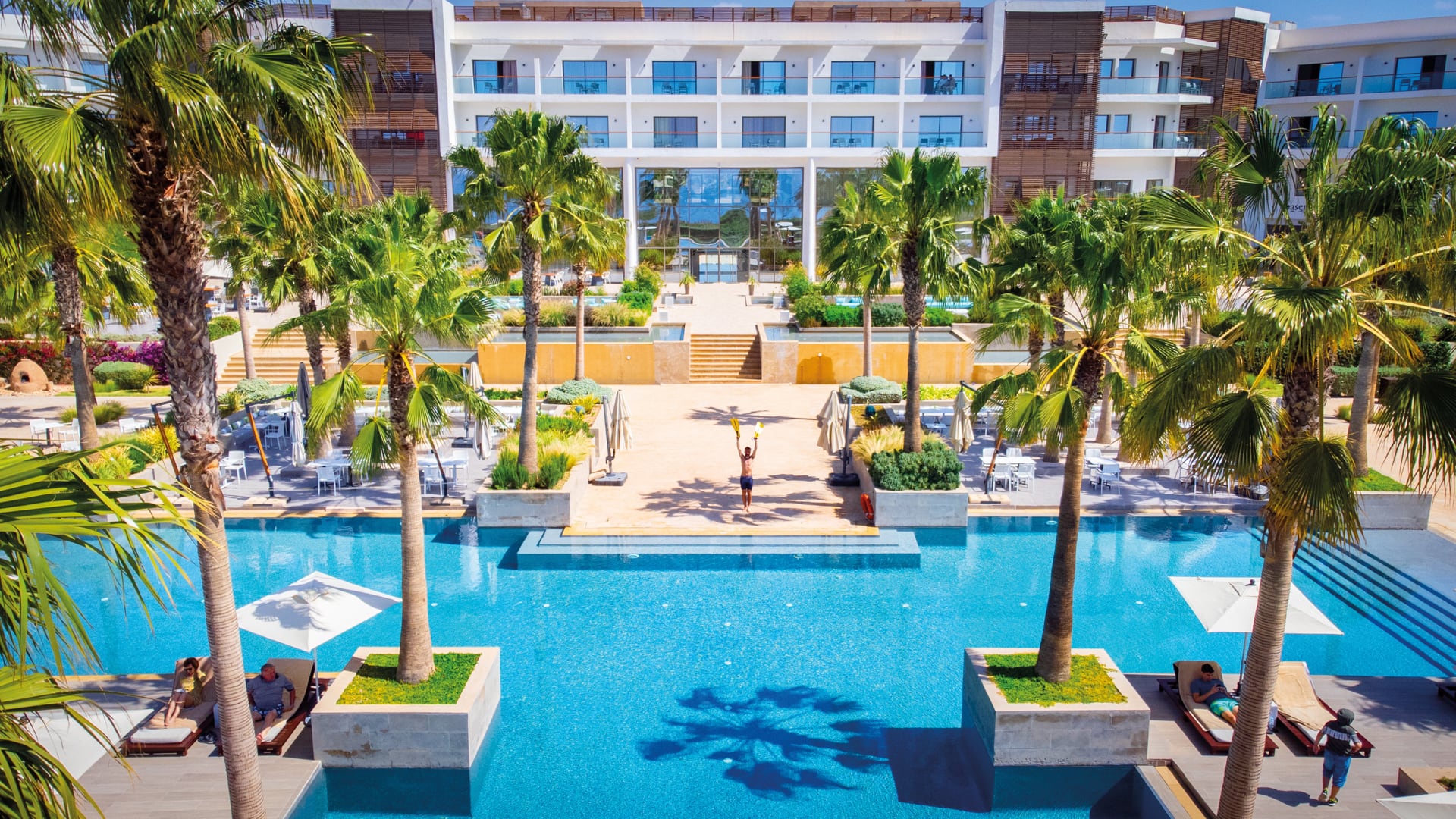 Marokko Agadir Hyatt Place Taghazou Pool