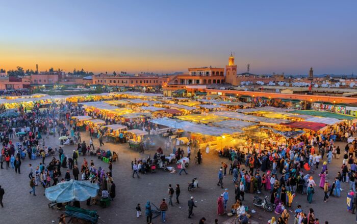 Morocco Marrakech Gauklerplatz