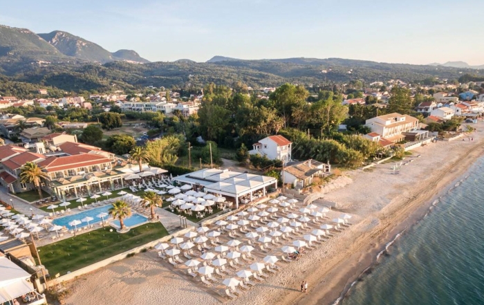 Griechenland Korfu Acharavi Beach Hotel Ansicht