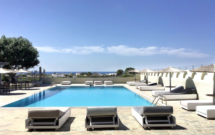 Griechenland Santorin Hotel Thera Mare Resort Pool